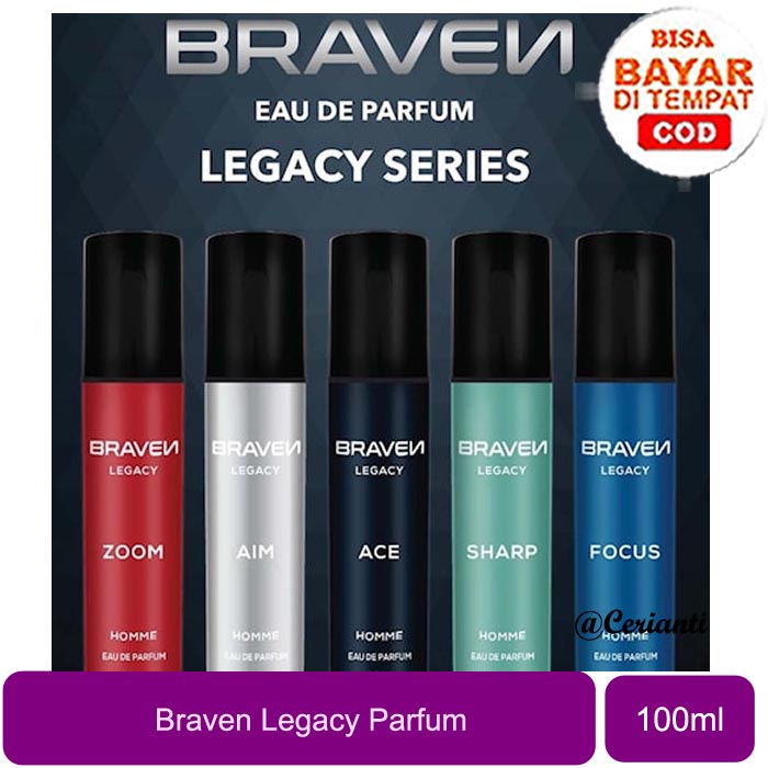 Braven Legacy Eau De Parfum EDP 100ml | Parfum Pria Cowok_Cerianti