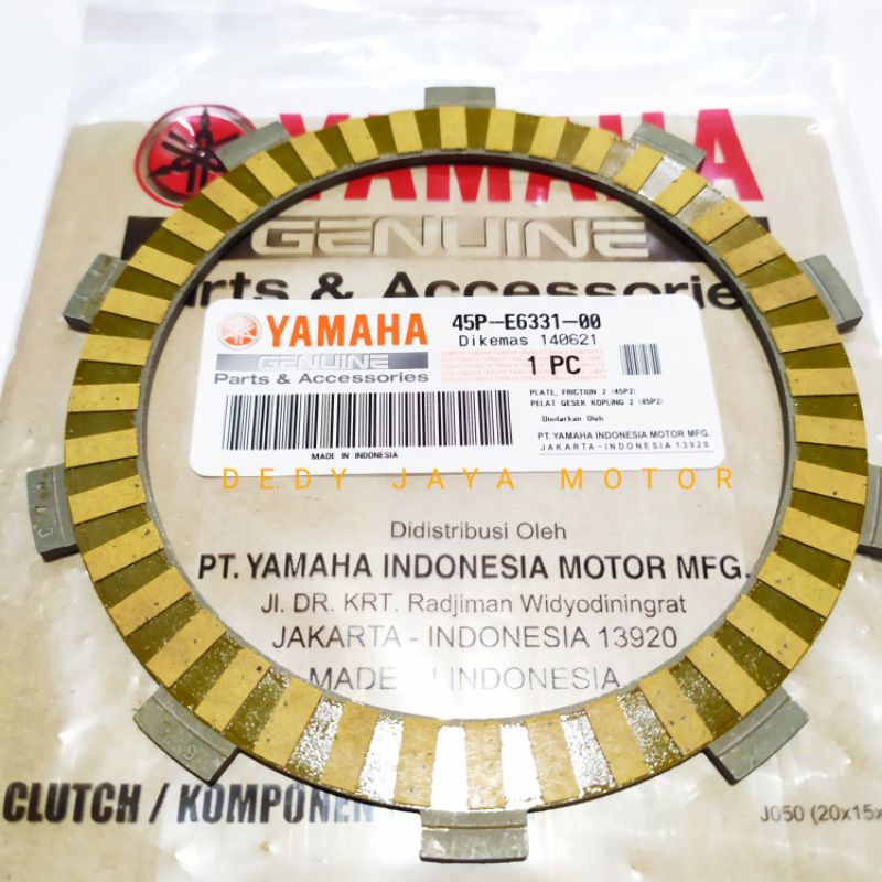 KAMPAS KOPLING BYSON, R15 V1 V2, BYSON FI, HARGA 1PCS ORIGINAL YGP 100%No part: 45P-E6331-00