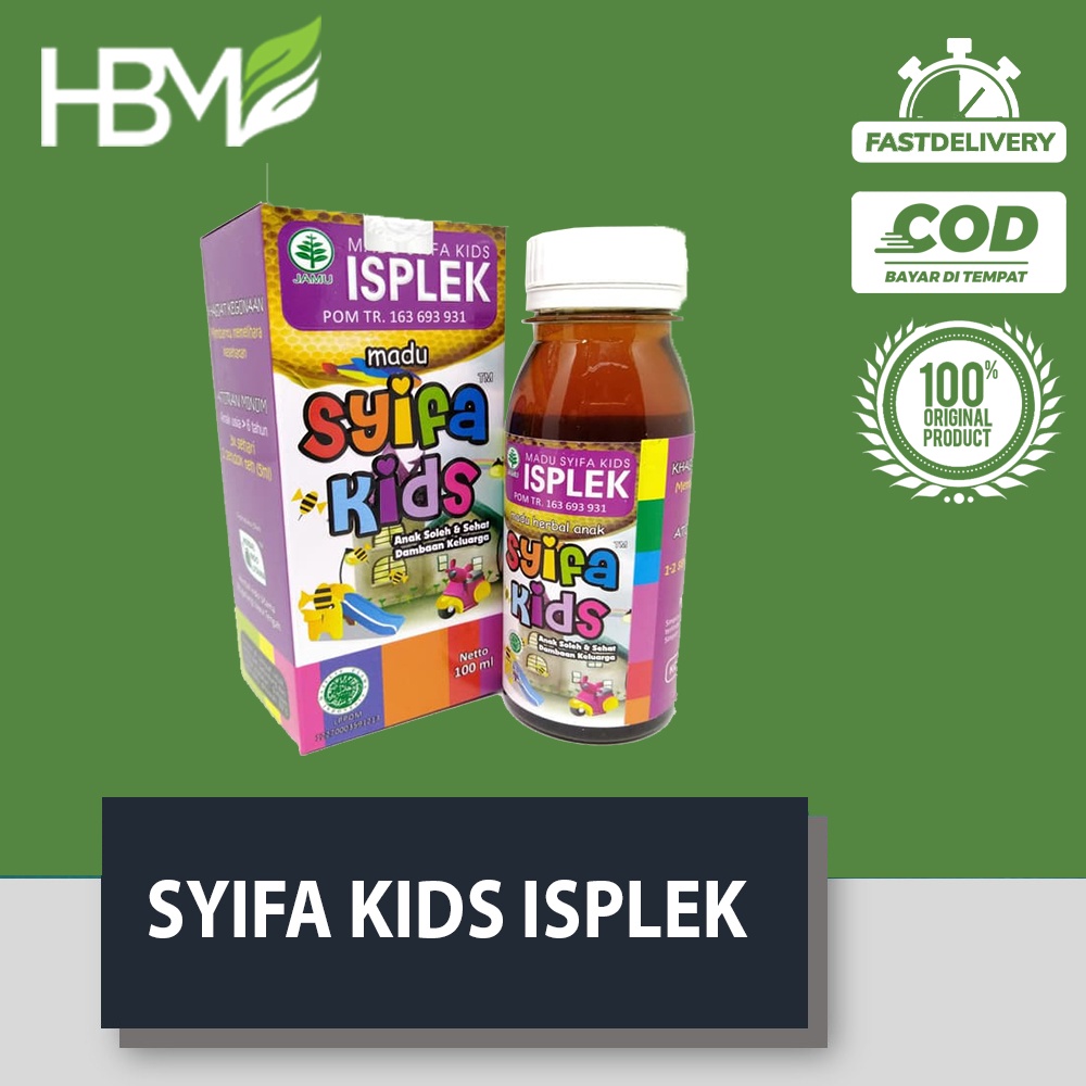 

SYIFA KIDS ISPLEK MADU ANAK HERBAL UNTUK GANGGUAN SALURAN PERNAFASAN
