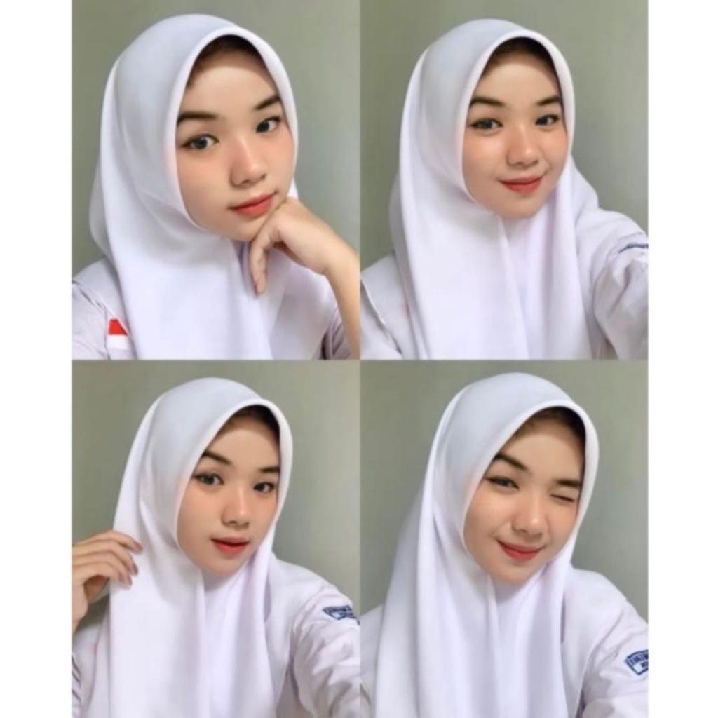 PARIS PREMIUM HIJAB SEGI EMPAT PARIS POLOS JILBAB PARIS PREMIUM