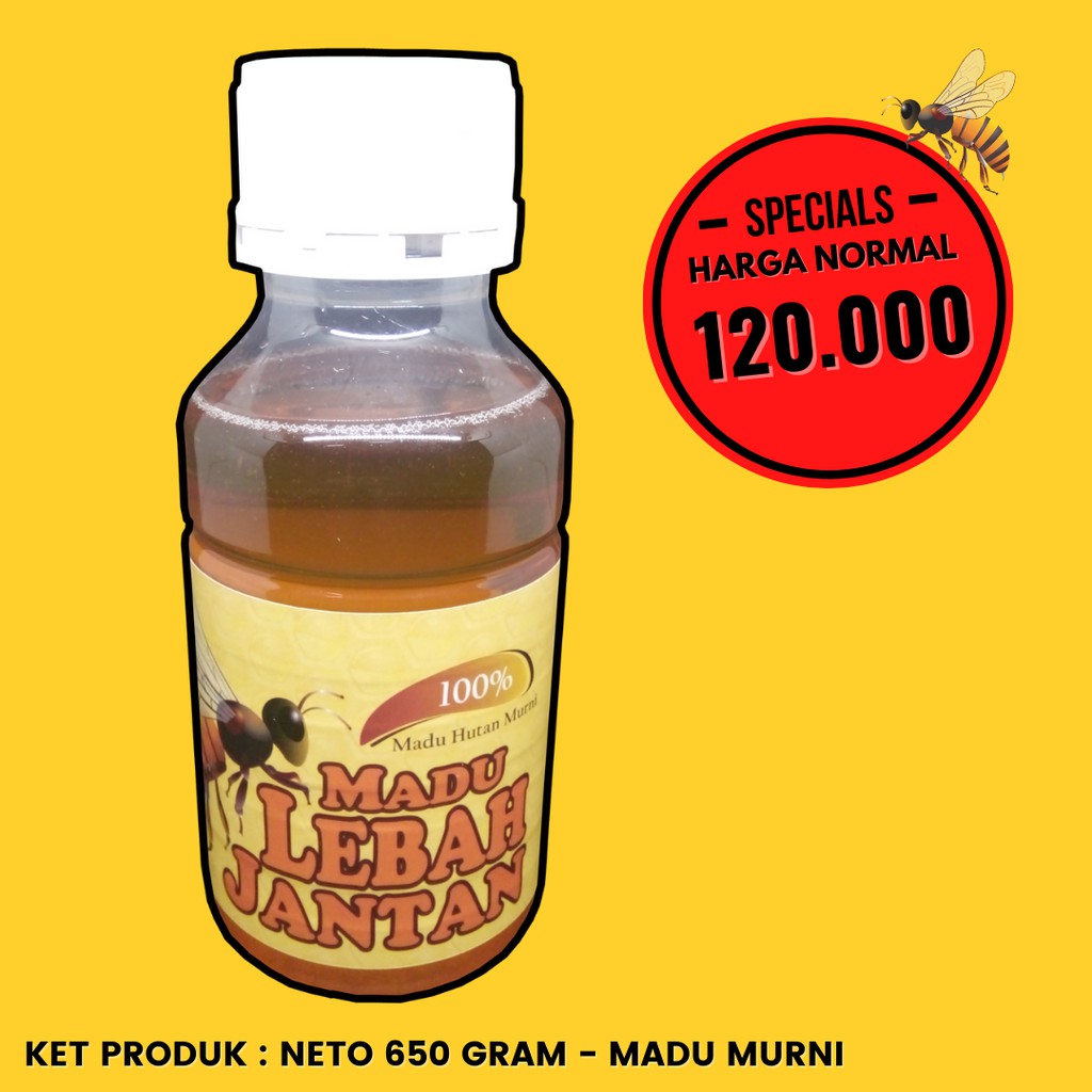 

Madu Hutan Murni Neto 650gram