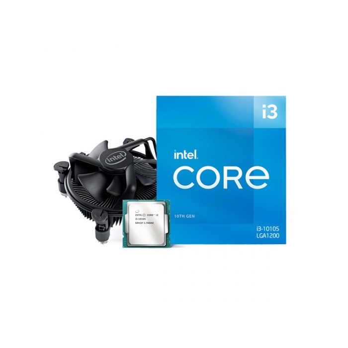 Intel Core i3 10105 3.7GHz 4 Core 8 Thread Comet Lake-S - LGA1200