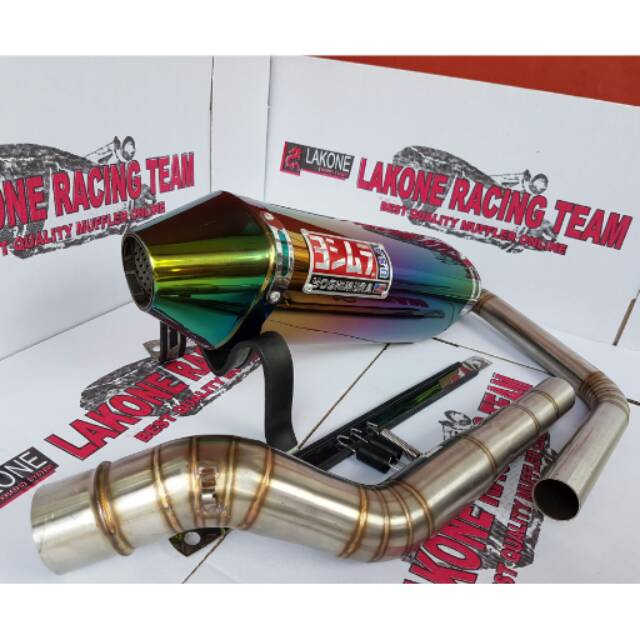 YOSHIMURA TRC RAINBOW VIXION NVL OVI BYSON R15 XABRE K45 CBR150FI CB150R VERZA TIGER FU MX KING