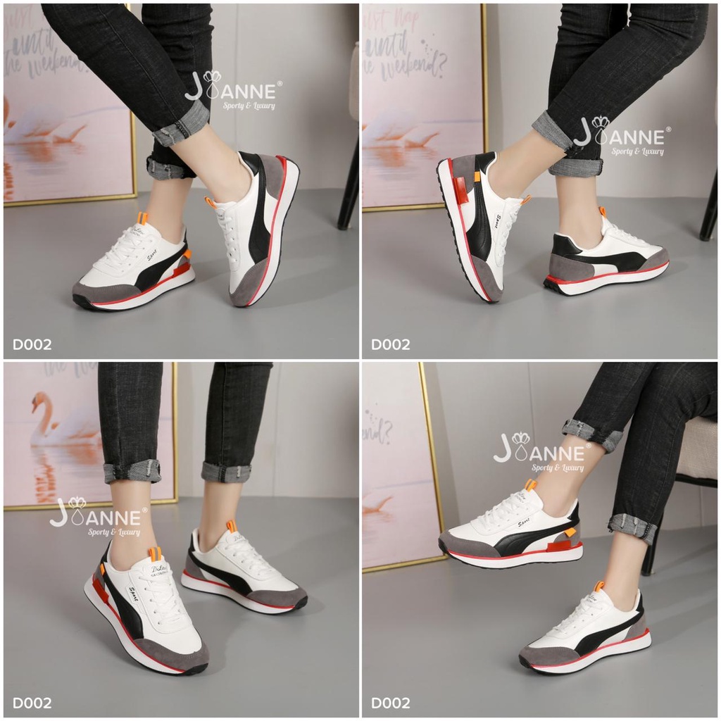 JOANNE Sporty Sneakers Running Shoes #D002 ORIGINAL (RESTOCK)