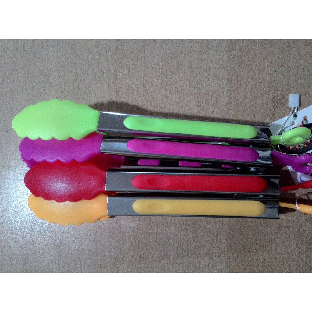 Capit Tong Warna KITCHEN HOUSE AM-0384K / Cooking Tong