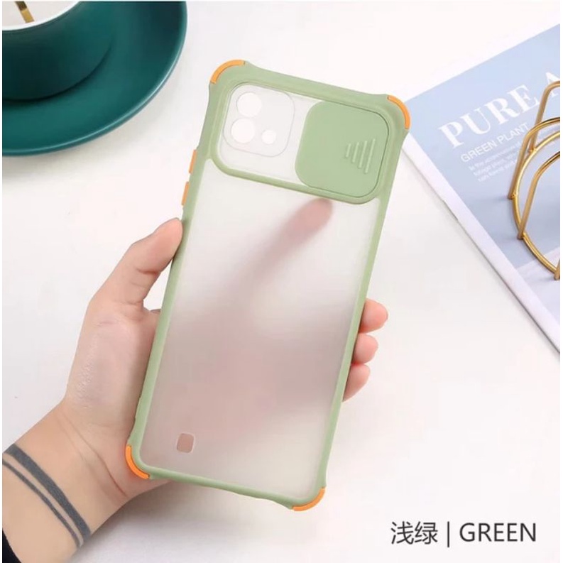 Case overseas iphone 12 6.1 MY choice Bumper slide camera