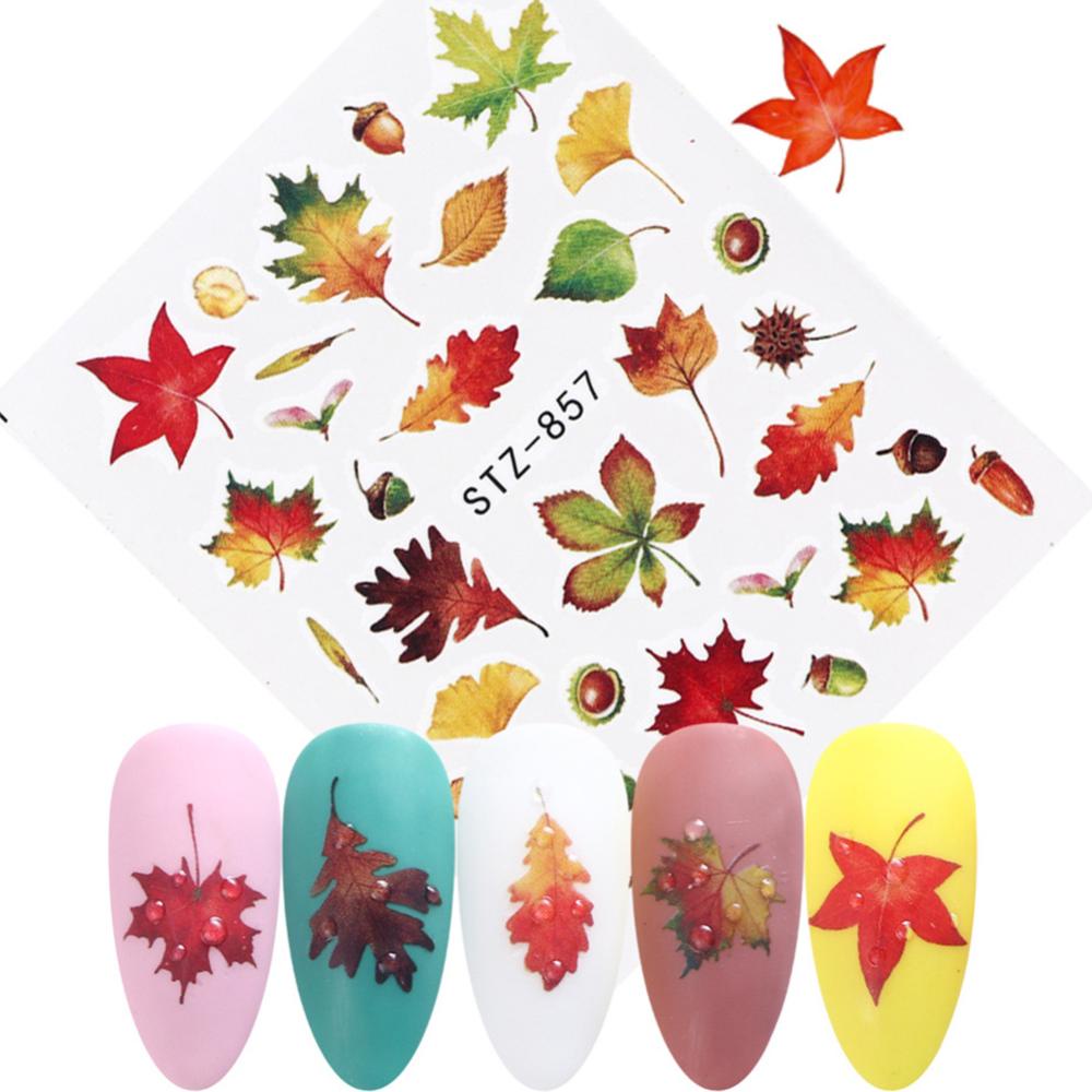 Timekey Stiker Kuku Motif Kupu-Kupu / Bunga Untuk Dekorasi Nail Art / Manicure A5K5