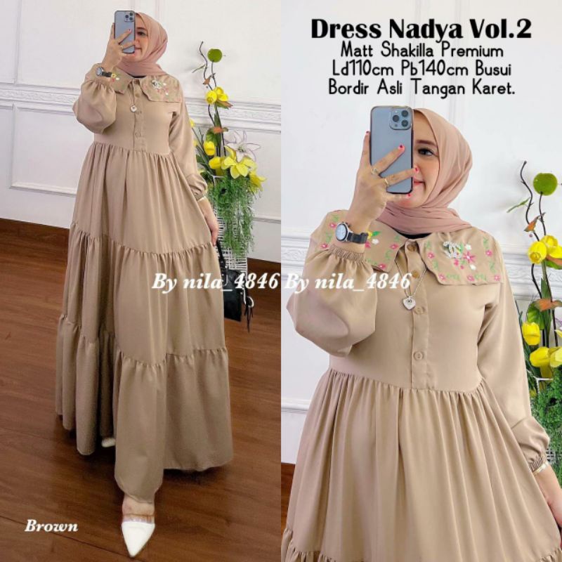 DRESS NADYA BORDIR VOL.2