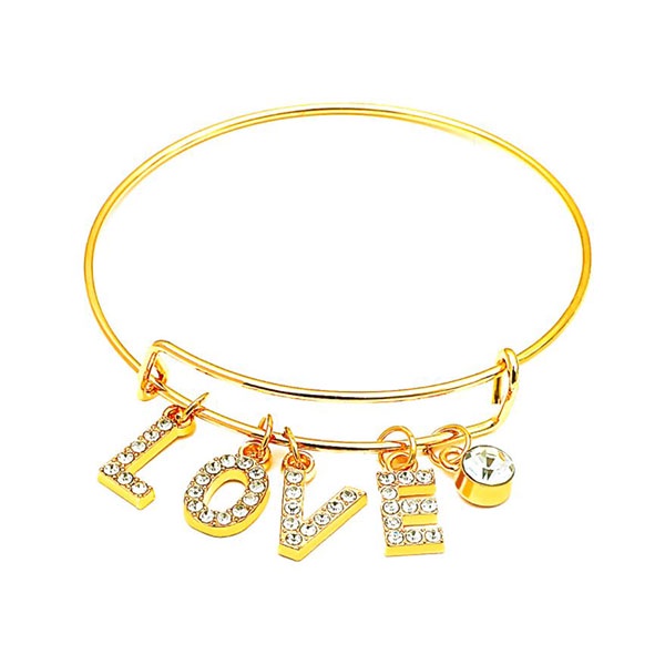 gelang love letter retro simple bracelet jge110(3E1)