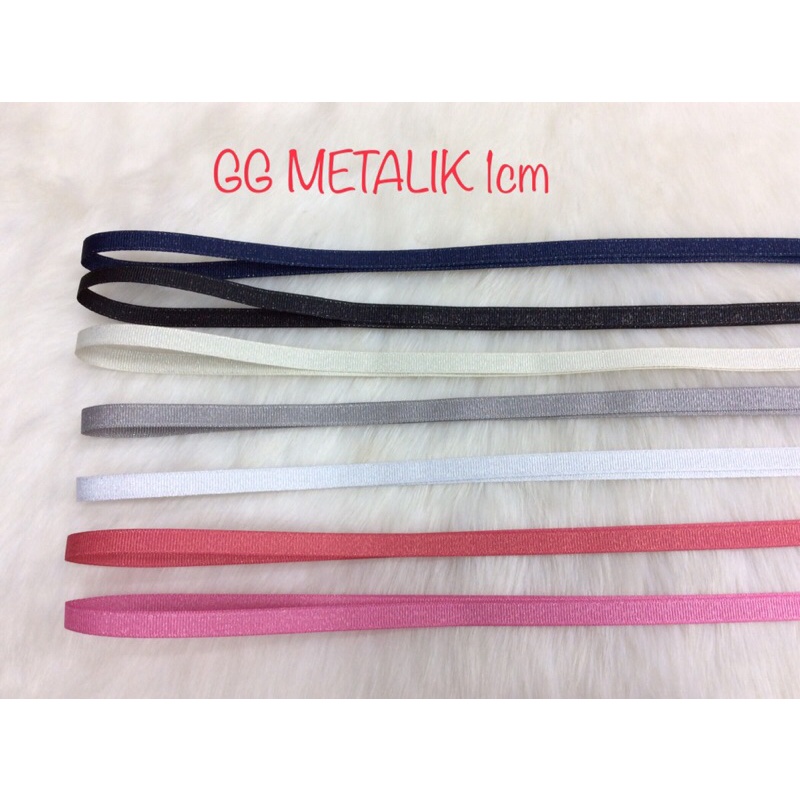 pita grosgrain metalic 1cm