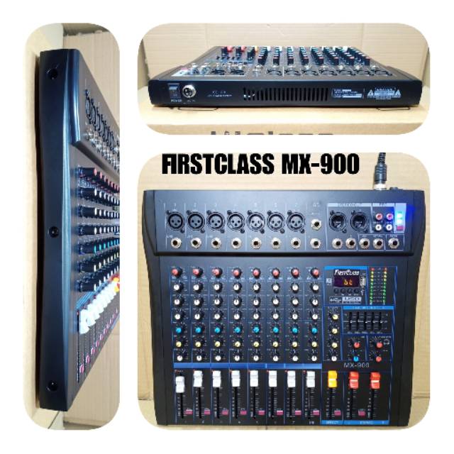 MIXER AUDIO 9 CHANNEL FIRSTCLASS MX 900 PROFESIONAL MIXING