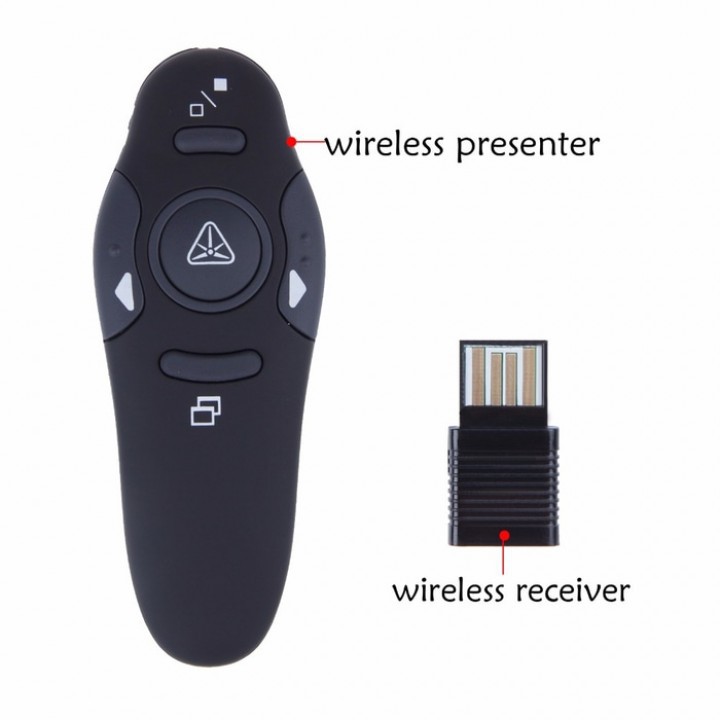 800331-S6 - High Quality USB Wireless Pointer Office Presenter with Remote Control Laser RF Pen