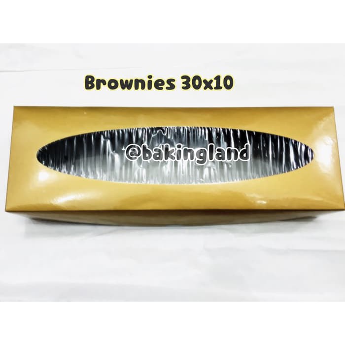 

Dijual dus gold brownies 30cm x 5cm Diskon