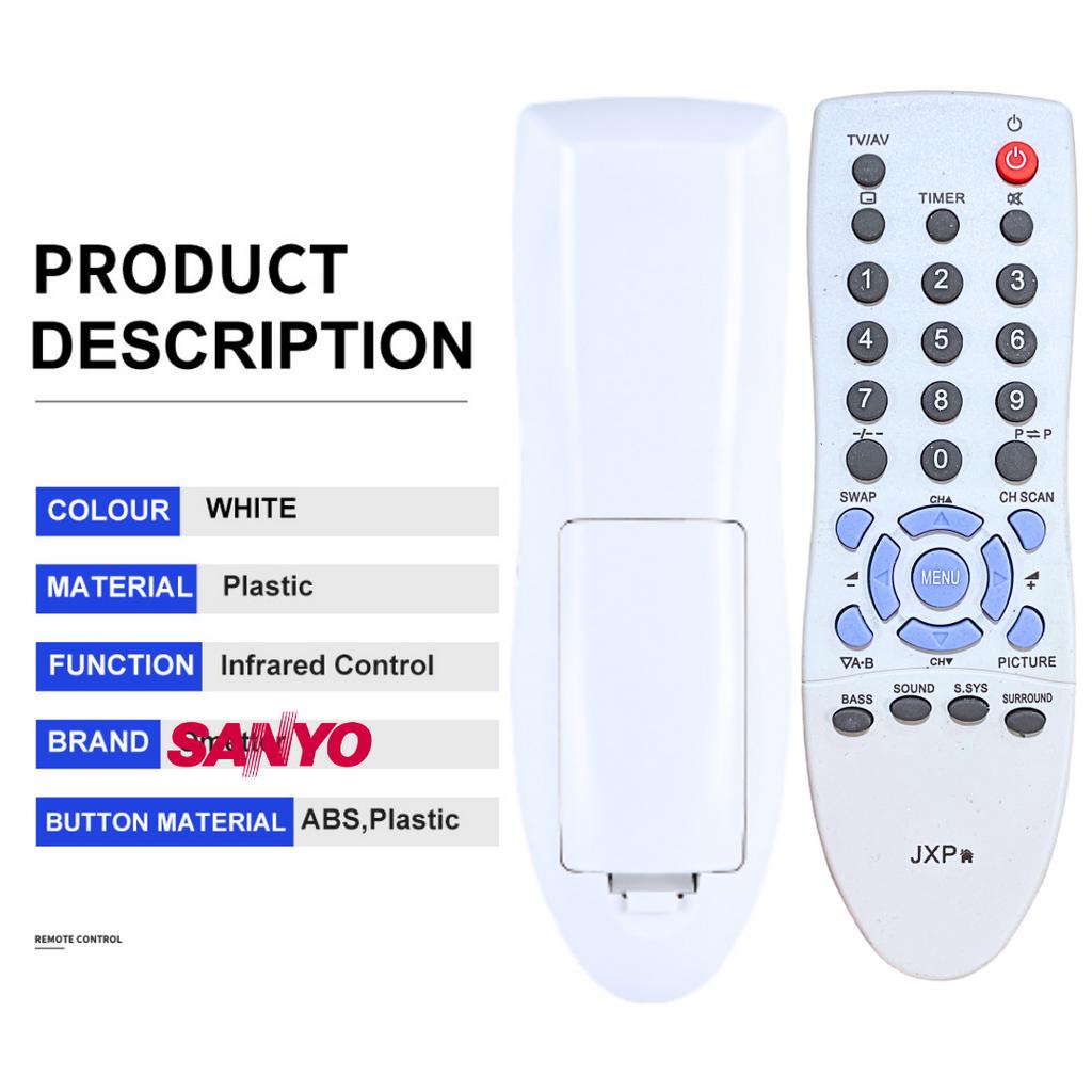 REMOTE SANYO TV TABUNG PUTIH OVAL JXPSG