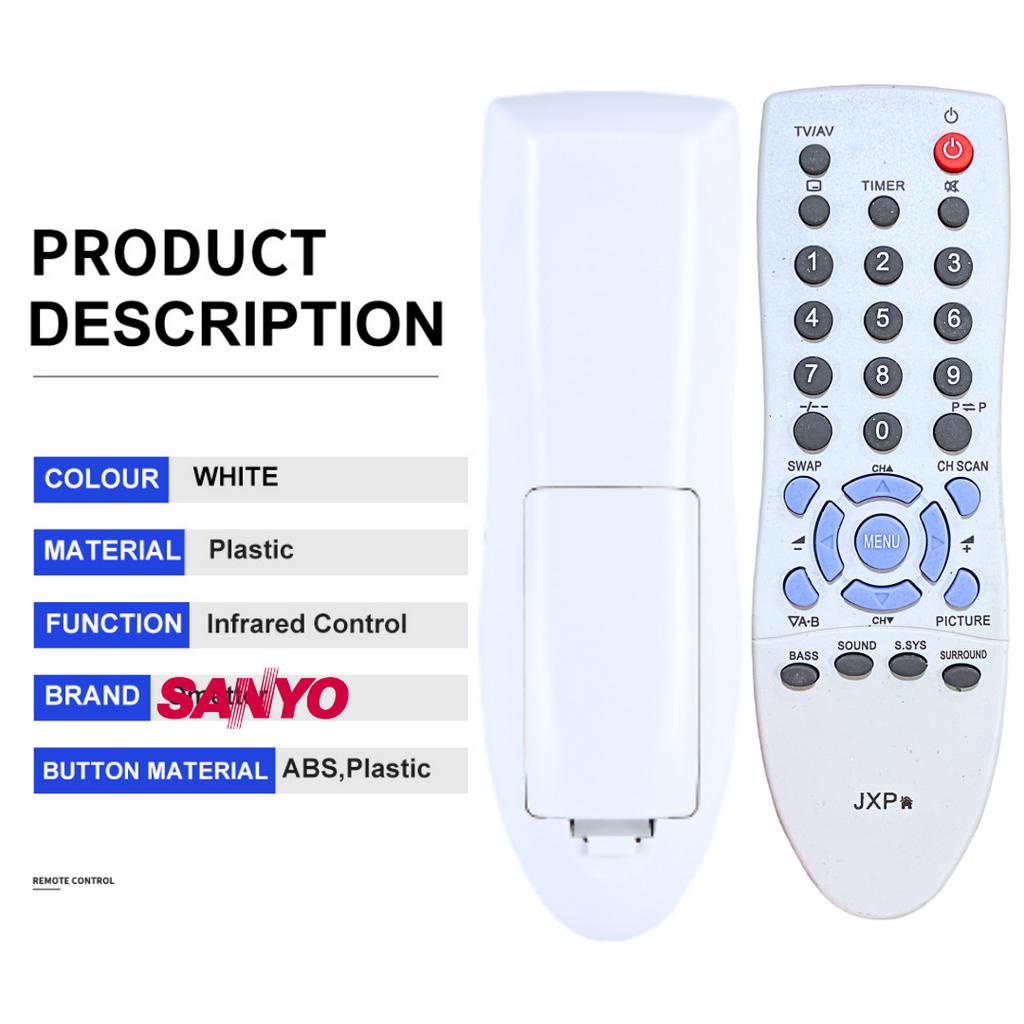 REMOTE TV SANYO TV FUJITEC JXPSG PUTIH REMOT PENGGANTI