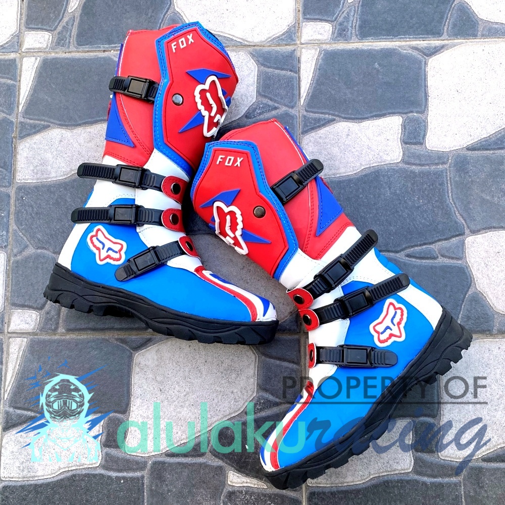 Sepatu Trail Boots SV Motocross MX Lokal Premium Best Quality - 016