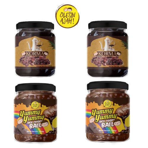 

SALE 4 Pcs Selai Korma + Yummy Yummy - OlesinAjah - Homemade