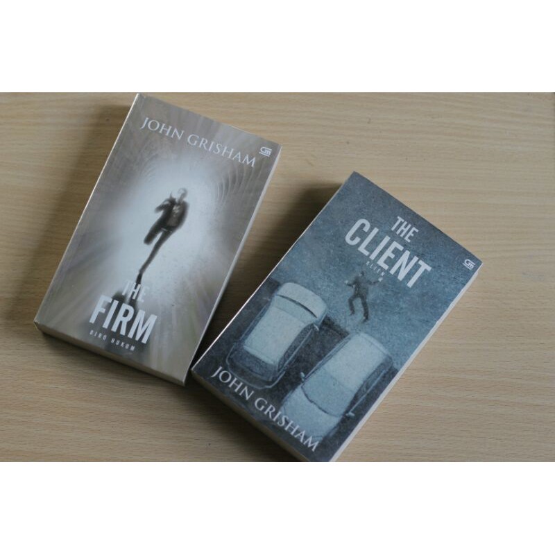 Paket Novel John Grisham — The Firm dan The Client — Novel The Firm, Novel The Client