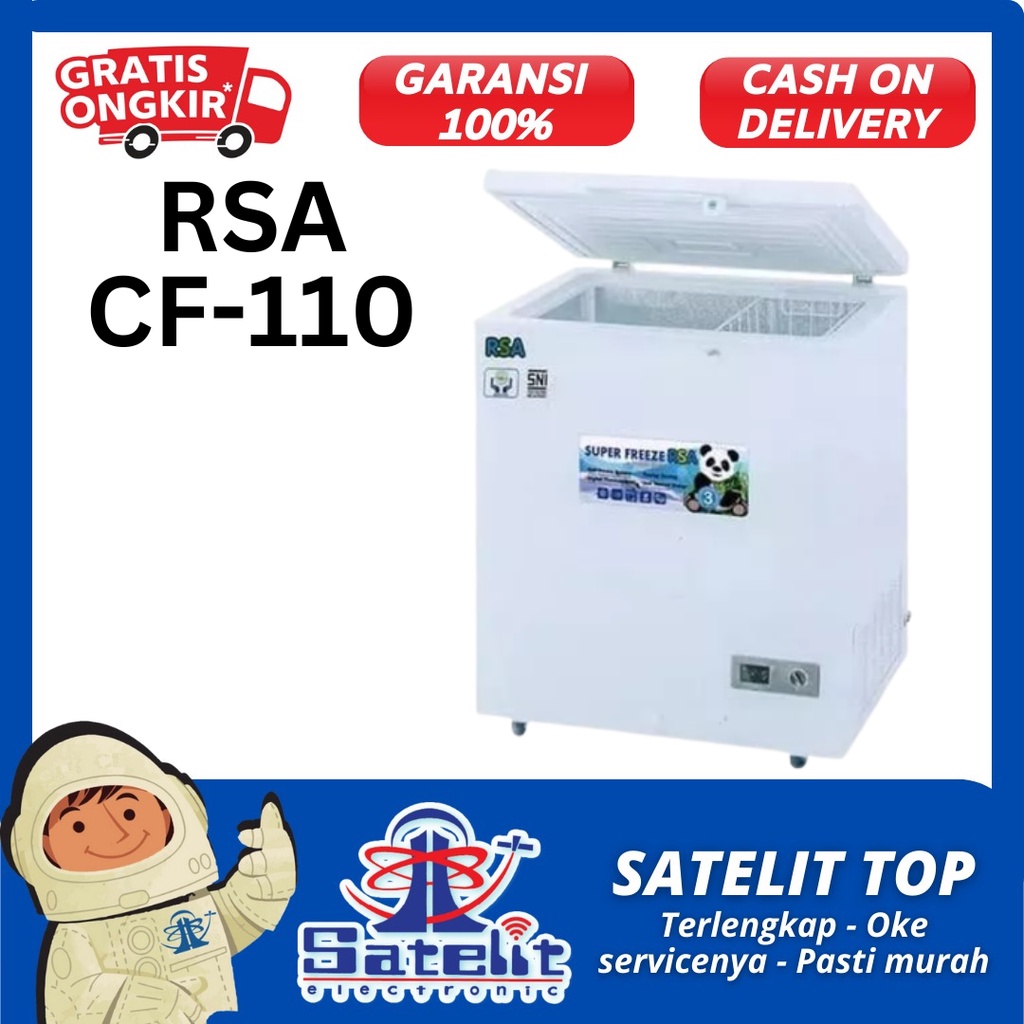 FREEZER BOX / CHEST FREEZER / PENYIMPAN DAGING RSA CF-110
