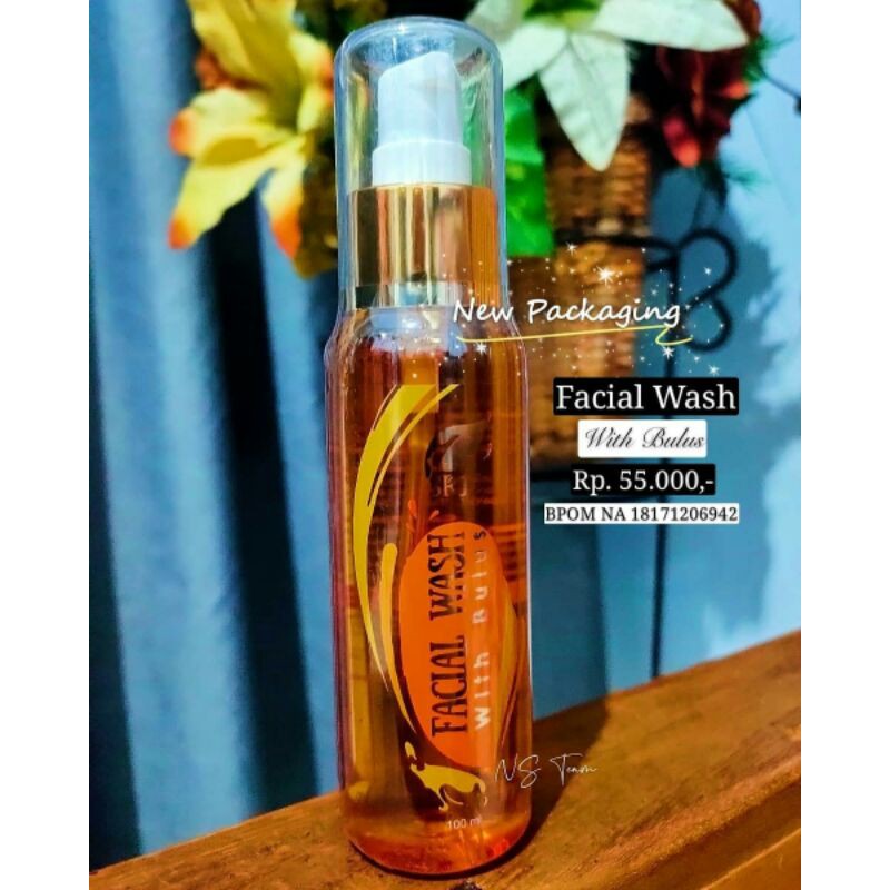 facial wash with minyak bulus dari SR12
