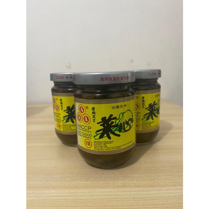 AAA Pickled Lettuce Caisim Botol / Acar Selada