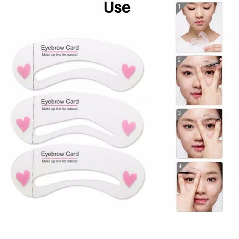 cetakan alis/ pembentuk alis / mika cetakan alis