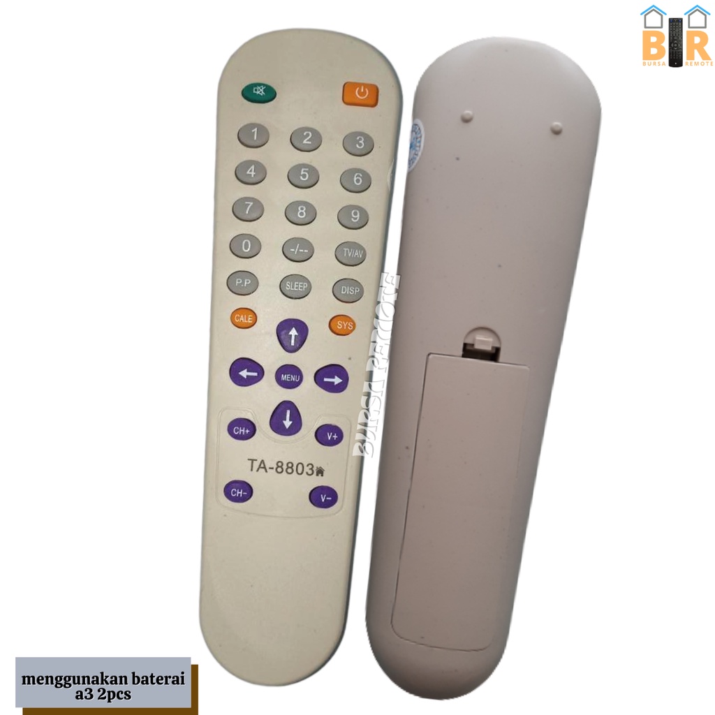 Remot / REMOTE TV TABUNG CHINA 8803 - ECERAN Dan GROSIR