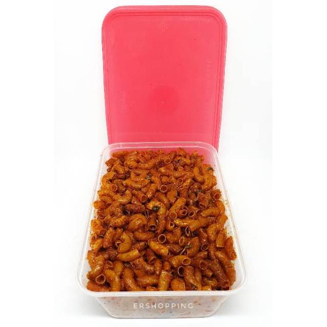 

Makaroni / makroni kemasan box isi 200gr, pedas, asin, keju, balado, bbq, rumput laut daun jeruk