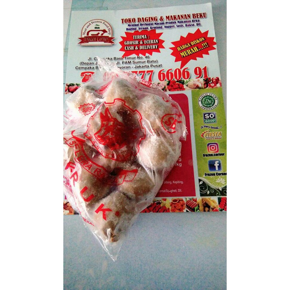 

Bakso Cap Jeruk SB Selera Rasa Isi 10pcs Enak, Praktis