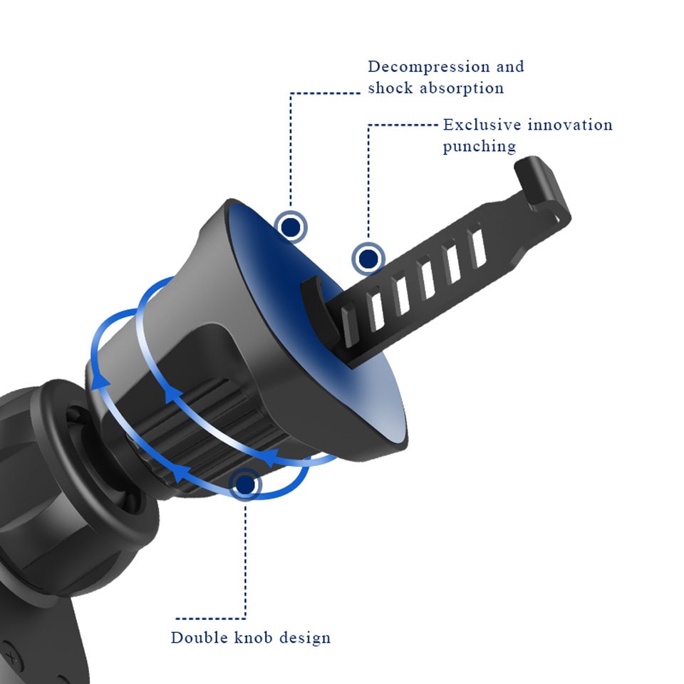 Holder Hp Magnetik Bentuk Bola Ukuran 17mm Untuk Vent Ac Mobil