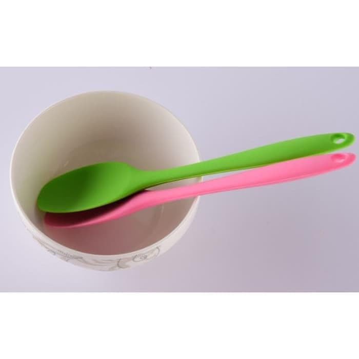 Spatula sendok Spoon sutil silicone tahan panas food grade Besar