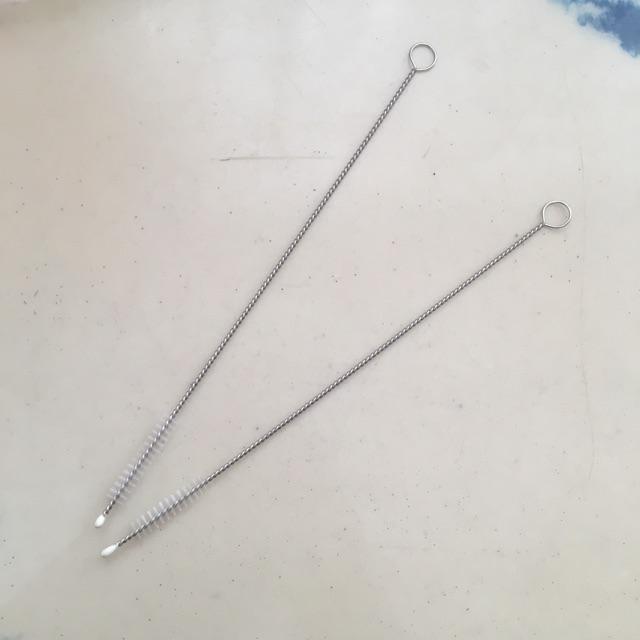 Sikat Sedotan Stainless 17 Cm Harga Per Satuan