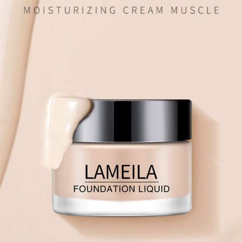 Medan Termurah (Lameila Cream Muscle) Jar Foundation Liquid Moisturizing Cream Muscle Lameila