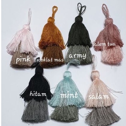 Tassel kombinasi 2 susun per pcs