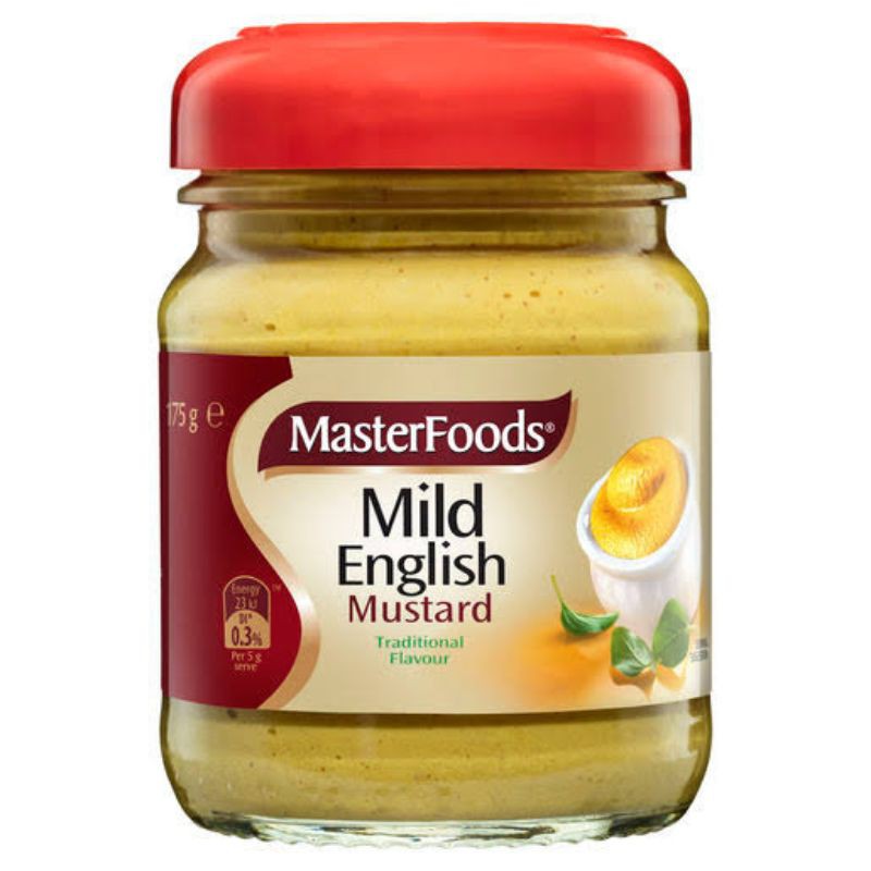 

masterfoods mild English mustard 175 gr