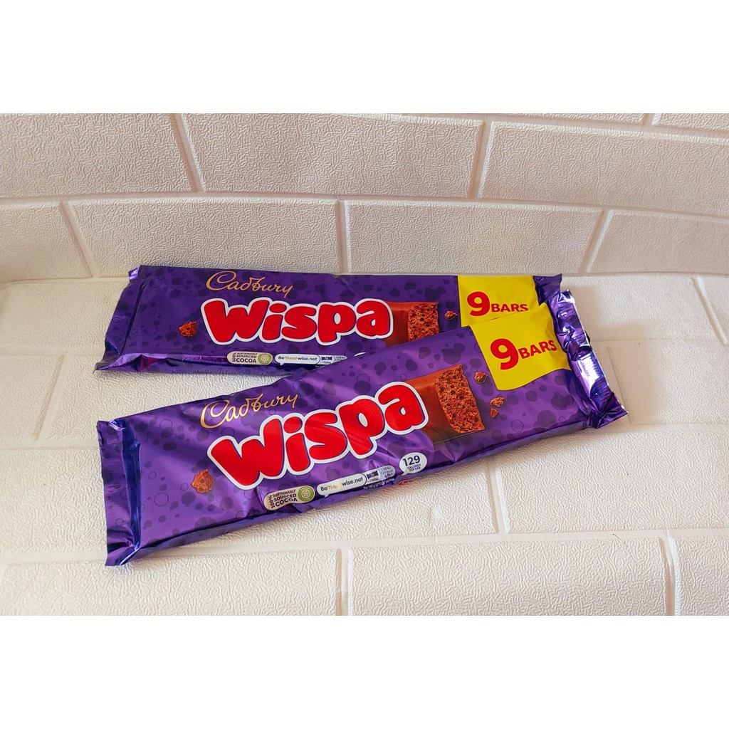 Cadbury Wispa 9 bars