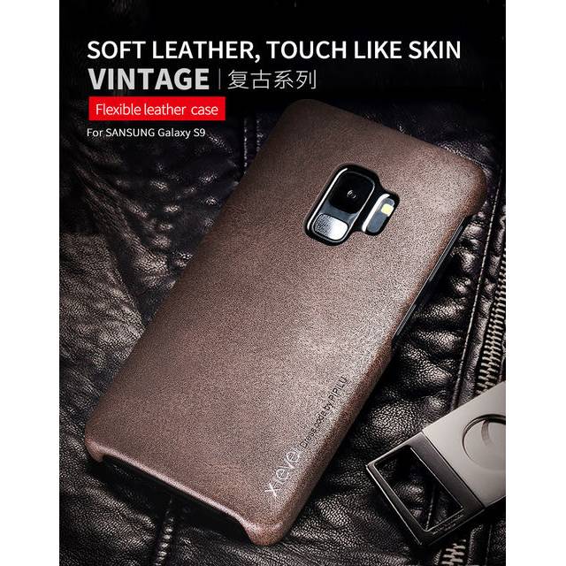 x-level vintage series samsung S9 leather case casing cover kulit