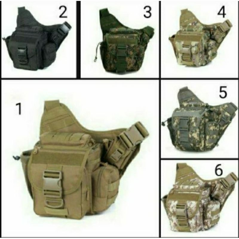 tas selempang army 249 tas selempang pria tactical outdoor tas loreng army import WWD