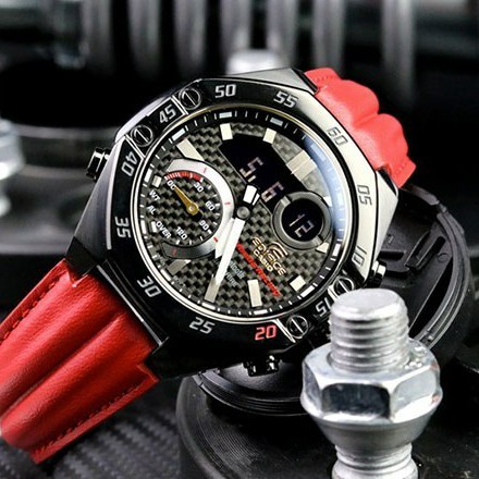 Jam Tangan / Arloji Casio Edifice ECB10 Fullset Box Original