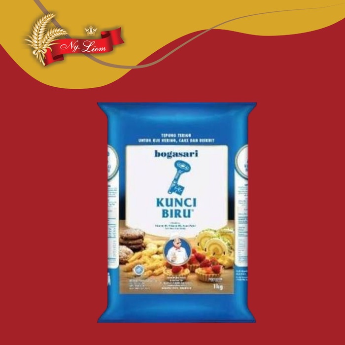 

Ds11D Tepung Terigu Kunci Biru - Protein Rendah 1 Kg G6B040B