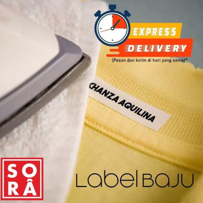 

Buruan Serbu] Label Setrika / Label Nama Baju / Iron On Label / Label Laundry