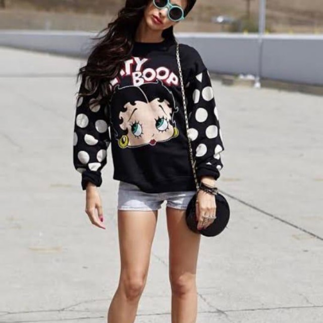 Sweater bettyboop kaos bettyboop