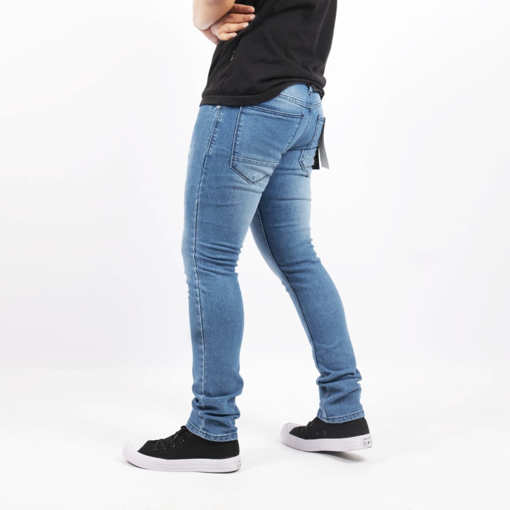 Celana Jeans Panjang Pria Slimfit Skinny Melar Original Size S -M -L -XL