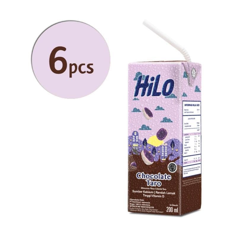 

PROMO HILO CHOCOLATE TARO 200ML (6 PCS) - READY TO DRINK TERMURAH