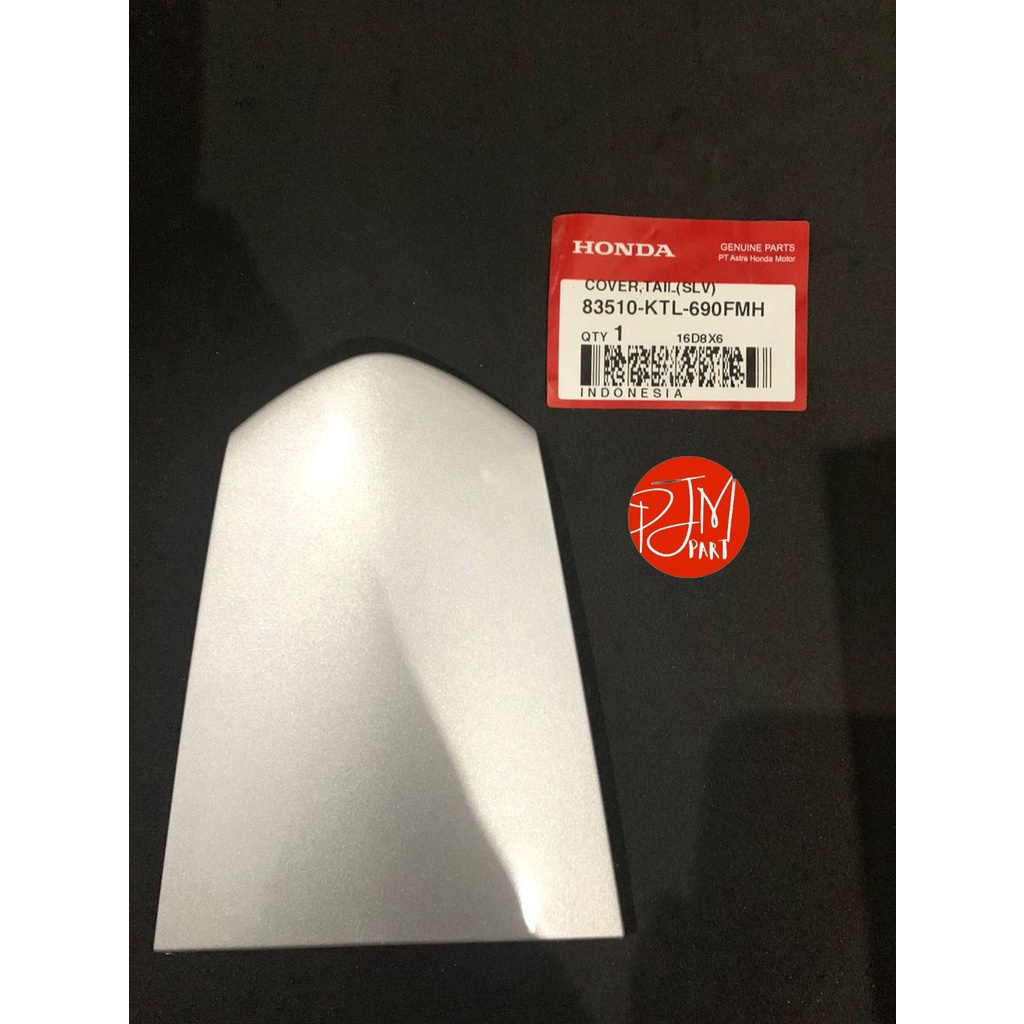 Cover Tail stop Sambungan body HONDA Supra Fit WARNA Silver ORIGINAL Asli 83510-KTL-690FMH