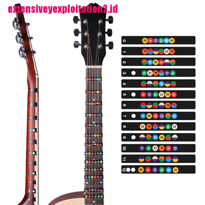 Stiker fretboard Untuk Gitar