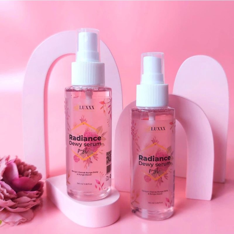 SERUM TONER FACEMIST BASE MAKE UP SETTING SPRAY 5 IN 1 LUXXX BOTANICA RADIANCE DEWY SERUM LXBOTANICA