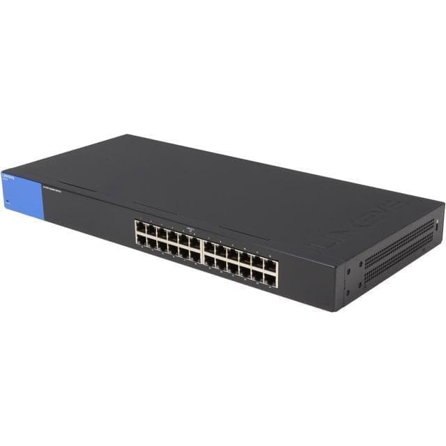 LINKSYS LGS124 24 port GIGABIT SWITCH 24PORT Hub 1000Mbps LGS124AP