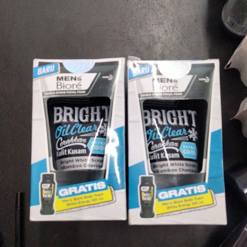 biore mens bright oil clear 100gr