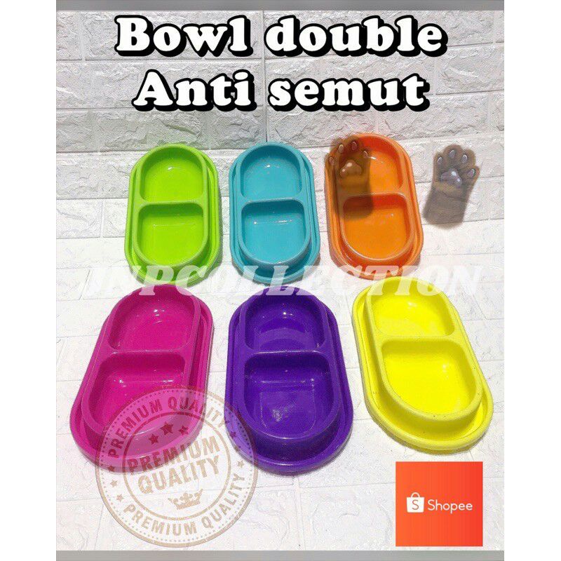 Tempat Makan Kucing Anti Semut DOUBLE